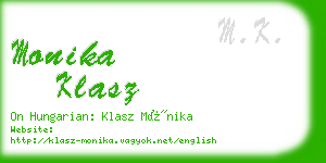 monika klasz business card